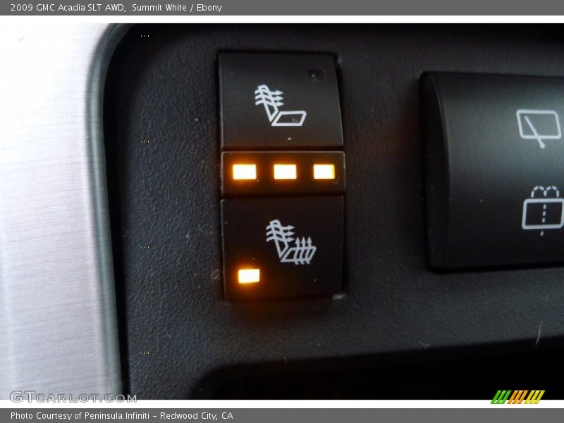 Summit White / Ebony 2009 GMC Acadia SLT AWD