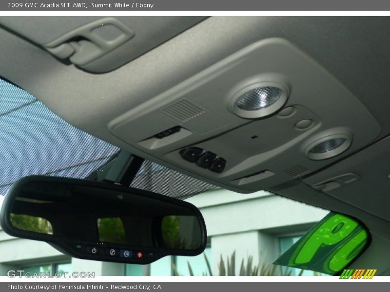 Summit White / Ebony 2009 GMC Acadia SLT AWD