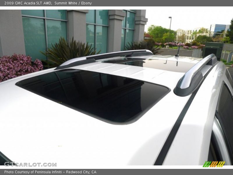 Summit White / Ebony 2009 GMC Acadia SLT AWD