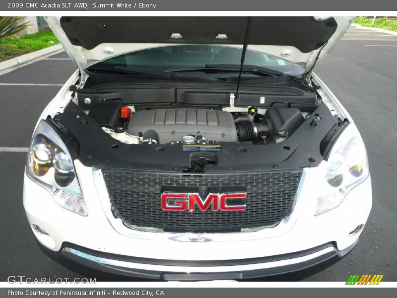 Summit White / Ebony 2009 GMC Acadia SLT AWD