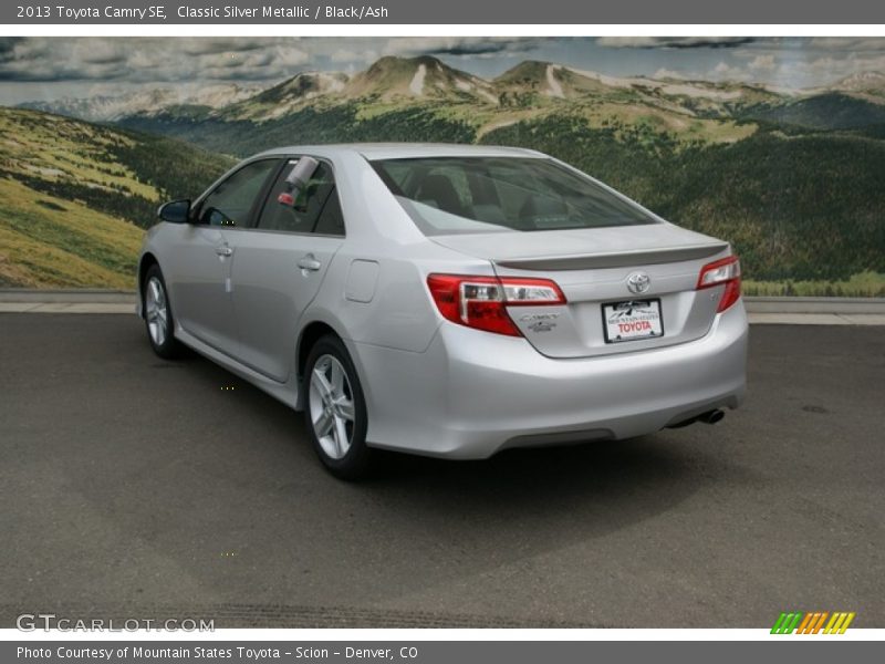 Classic Silver Metallic / Black/Ash 2013 Toyota Camry SE