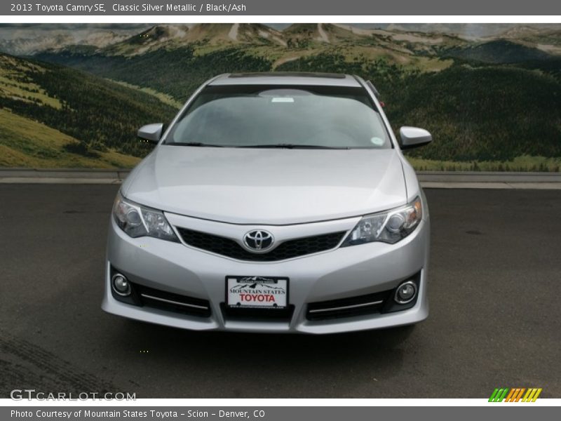 Classic Silver Metallic / Black/Ash 2013 Toyota Camry SE