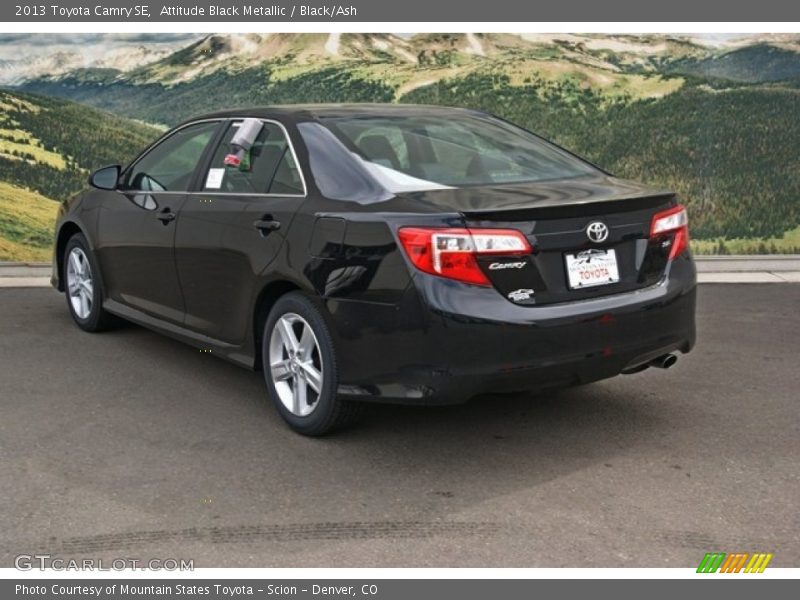 Attitude Black Metallic / Black/Ash 2013 Toyota Camry SE