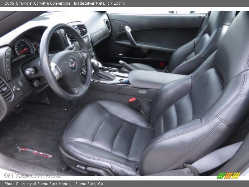 Blade Silver Metallic / Ebony 2009 Chevrolet Corvette Convertible