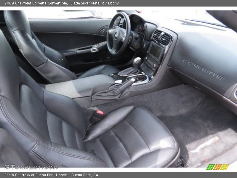 Blade Silver Metallic / Ebony 2009 Chevrolet Corvette Convertible