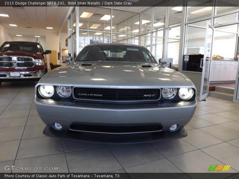 Billet Silver Metallic / Dark Slate Gray 2013 Dodge Challenger SRT8 392