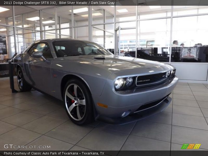 Billet Silver Metallic / Dark Slate Gray 2013 Dodge Challenger SRT8 392