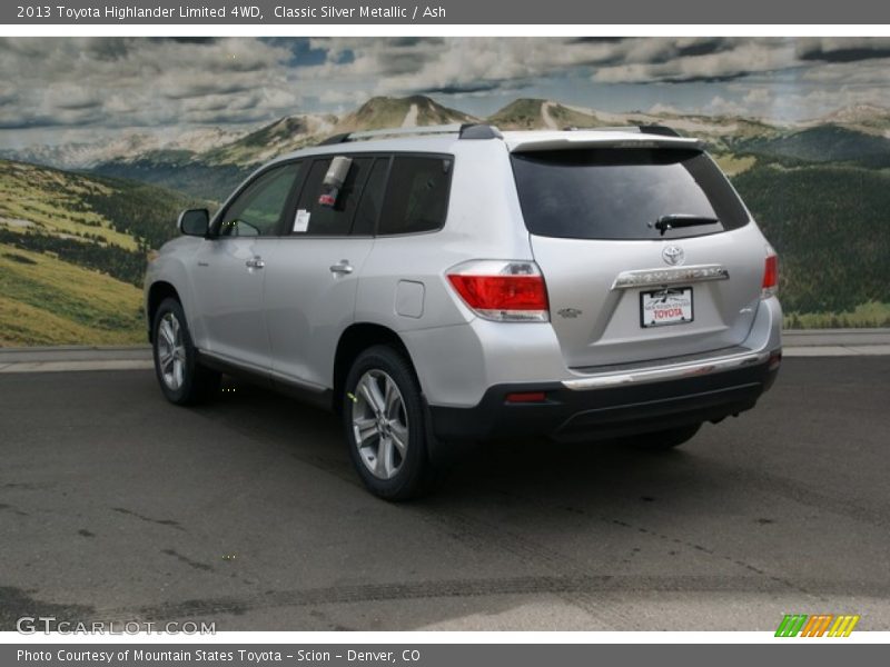 Classic Silver Metallic / Ash 2013 Toyota Highlander Limited 4WD