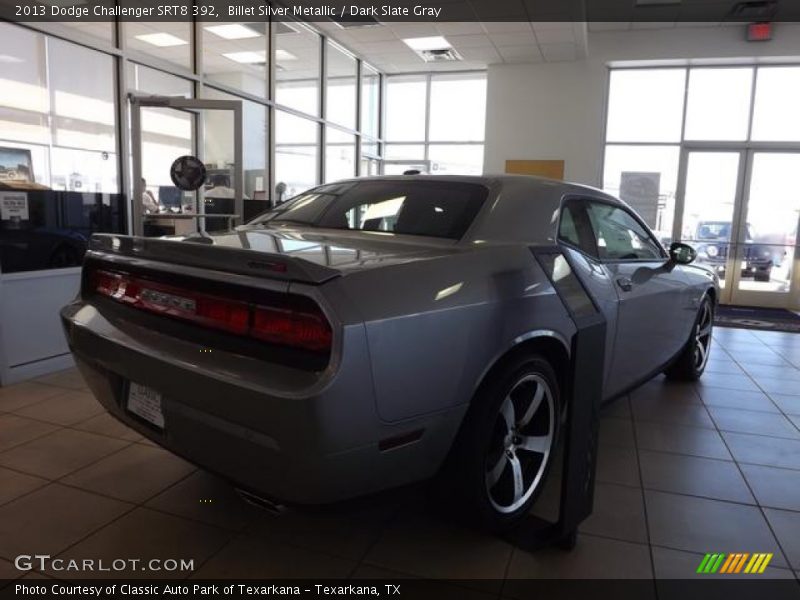 Billet Silver Metallic / Dark Slate Gray 2013 Dodge Challenger SRT8 392