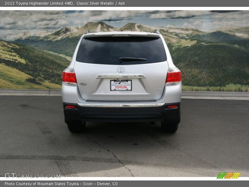 Classic Silver Metallic / Ash 2013 Toyota Highlander Limited 4WD