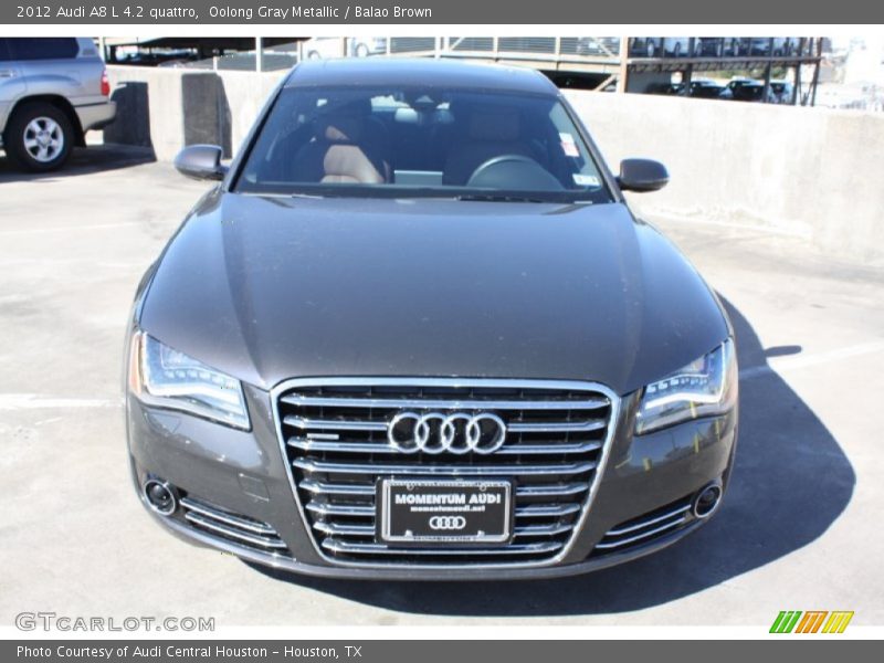 Oolong Gray Metallic / Balao Brown 2012 Audi A8 L 4.2 quattro