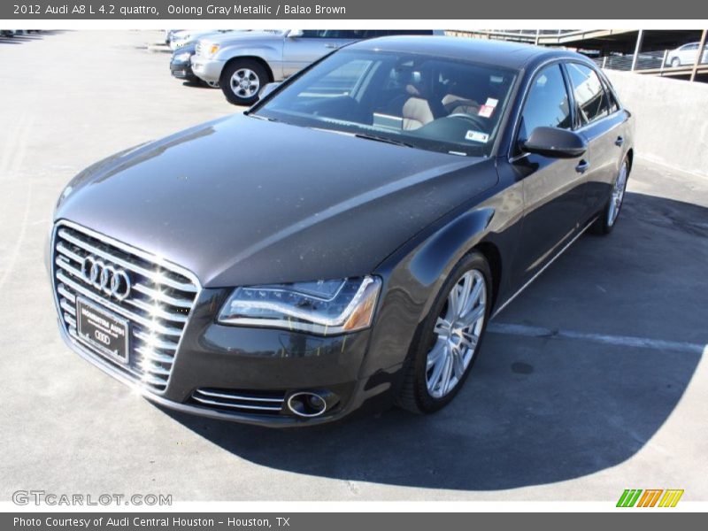 Oolong Gray Metallic / Balao Brown 2012 Audi A8 L 4.2 quattro