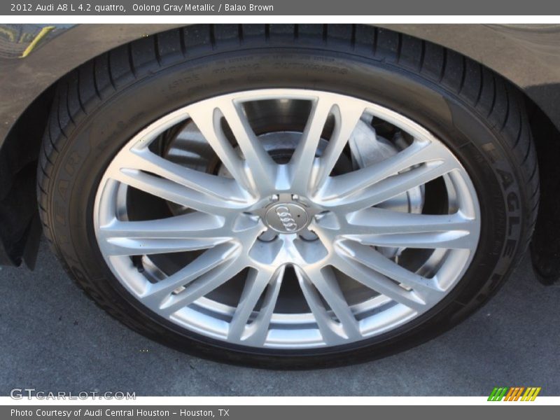 Oolong Gray Metallic / Balao Brown 2012 Audi A8 L 4.2 quattro