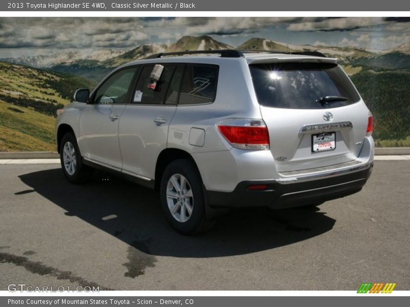 Classic Silver Metallic / Black 2013 Toyota Highlander SE 4WD