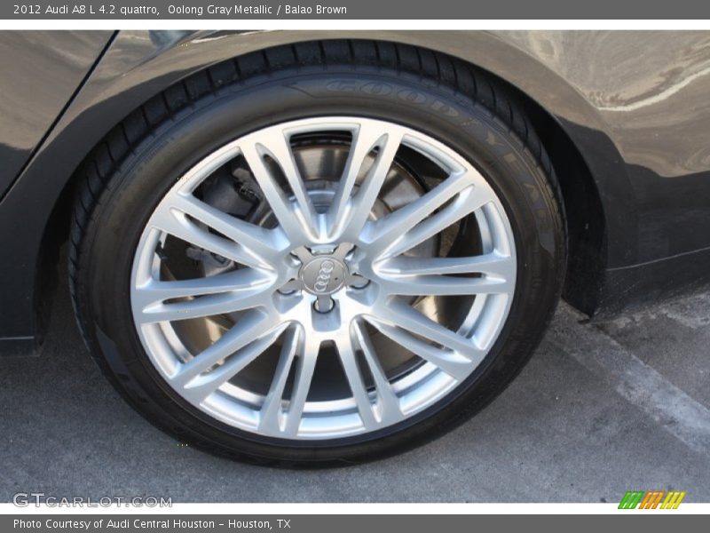 Oolong Gray Metallic / Balao Brown 2012 Audi A8 L 4.2 quattro