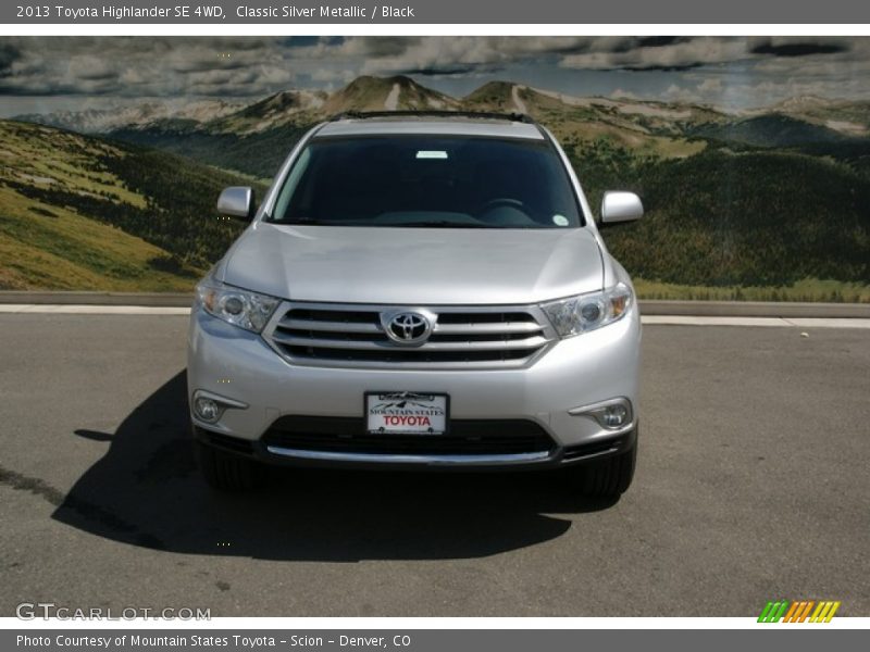 Classic Silver Metallic / Black 2013 Toyota Highlander SE 4WD