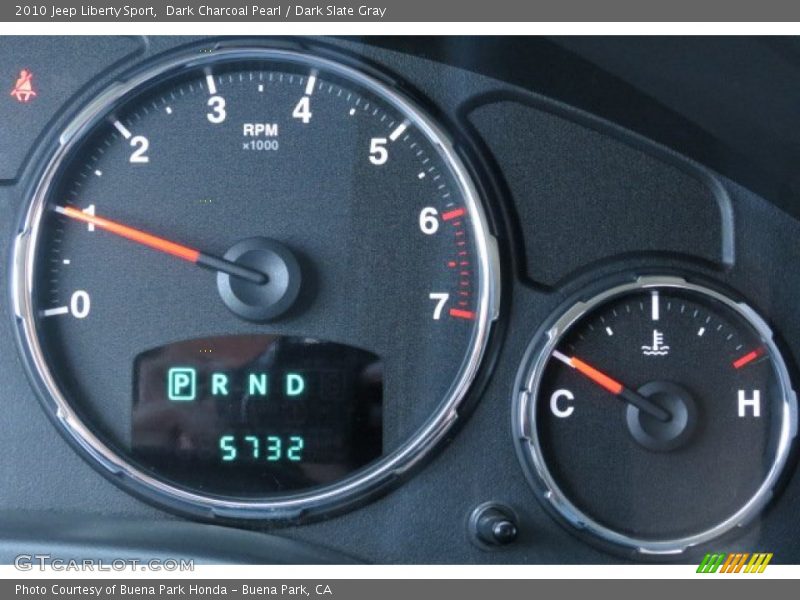 Dark Charcoal Pearl / Dark Slate Gray 2010 Jeep Liberty Sport