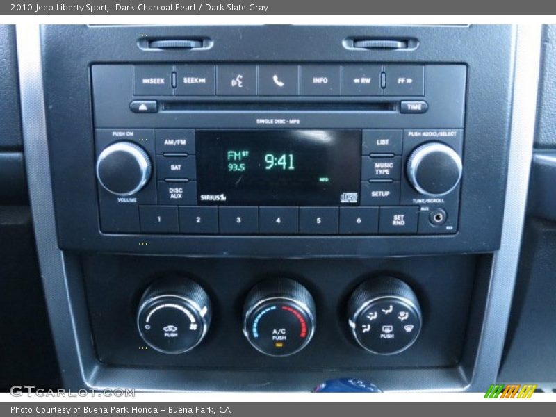 Dark Charcoal Pearl / Dark Slate Gray 2010 Jeep Liberty Sport