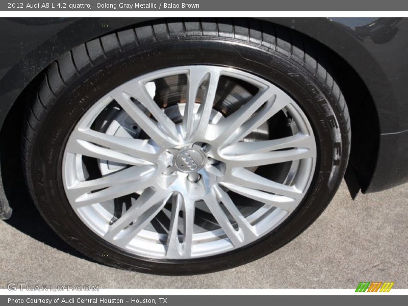 Oolong Gray Metallic / Balao Brown 2012 Audi A8 L 4.2 quattro
