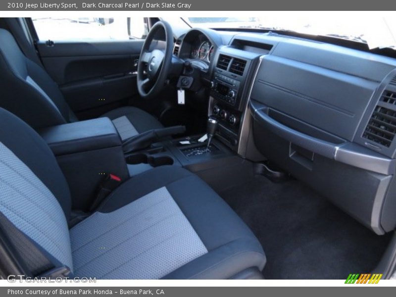 Dark Charcoal Pearl / Dark Slate Gray 2010 Jeep Liberty Sport