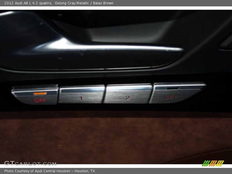 Oolong Gray Metallic / Balao Brown 2012 Audi A8 L 4.2 quattro