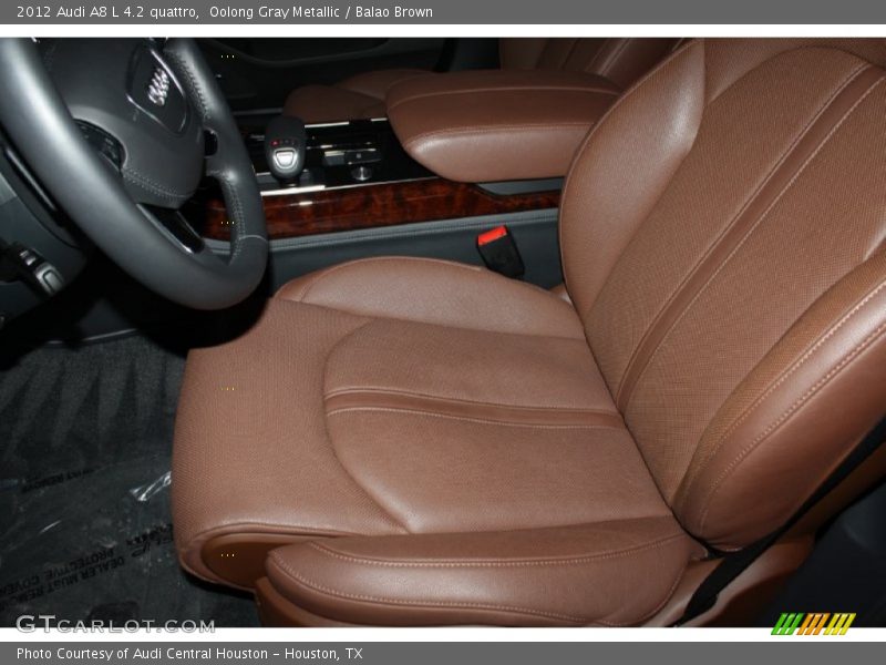 Oolong Gray Metallic / Balao Brown 2012 Audi A8 L 4.2 quattro