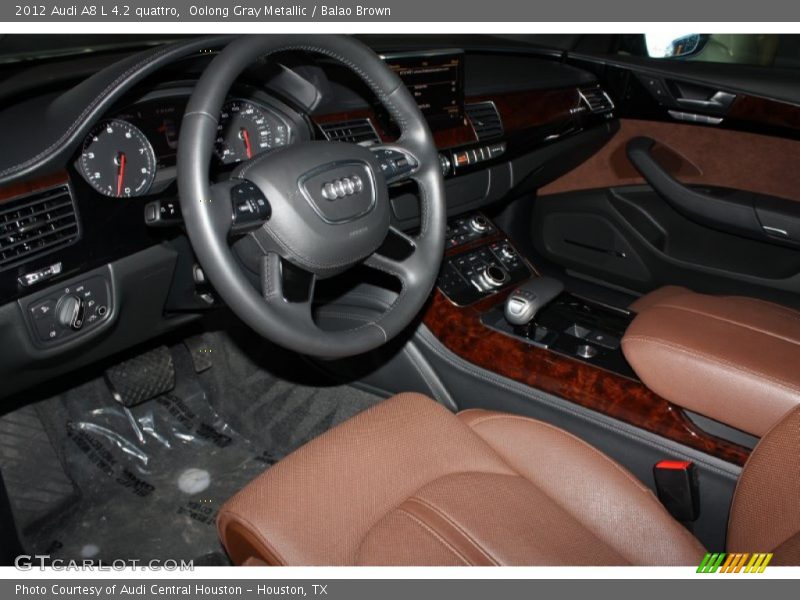 Oolong Gray Metallic / Balao Brown 2012 Audi A8 L 4.2 quattro