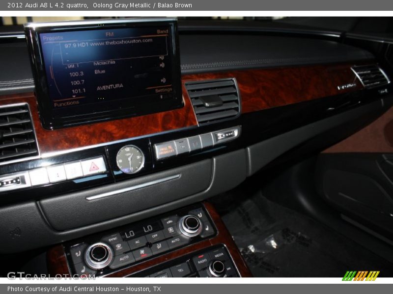 Oolong Gray Metallic / Balao Brown 2012 Audi A8 L 4.2 quattro