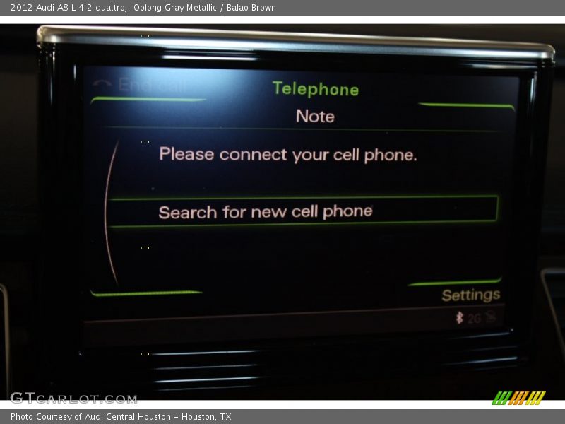 Oolong Gray Metallic / Balao Brown 2012 Audi A8 L 4.2 quattro