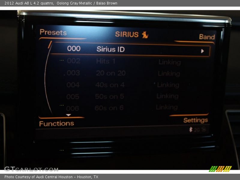 Oolong Gray Metallic / Balao Brown 2012 Audi A8 L 4.2 quattro