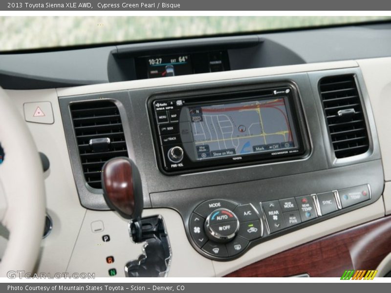 Cypress Green Pearl / Bisque 2013 Toyota Sienna XLE AWD