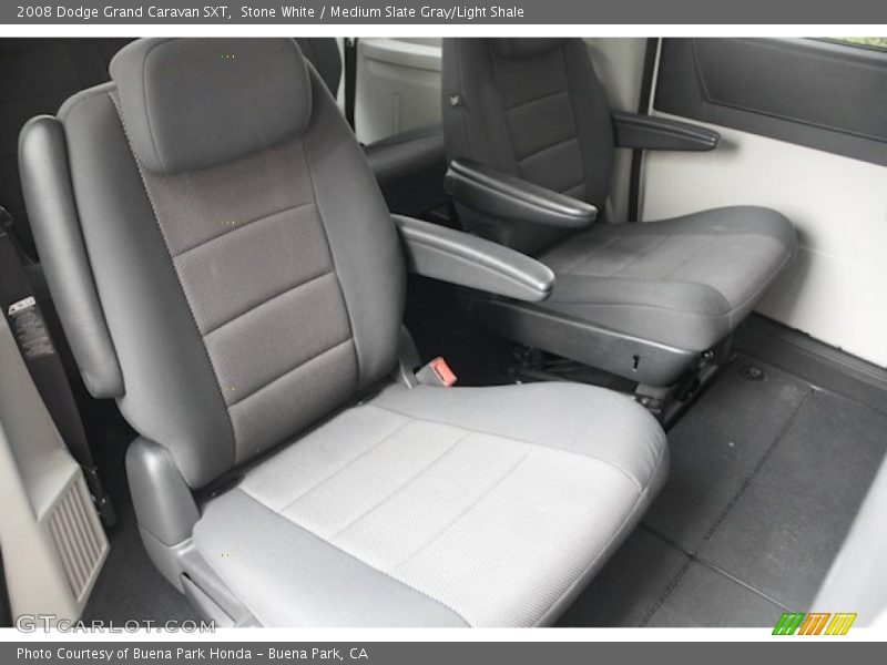 Stone White / Medium Slate Gray/Light Shale 2008 Dodge Grand Caravan SXT