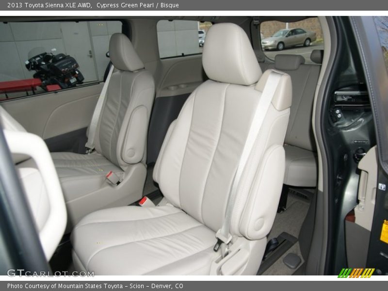 Cypress Green Pearl / Bisque 2013 Toyota Sienna XLE AWD