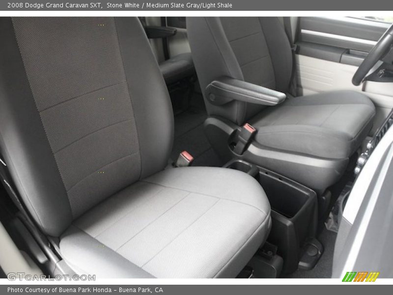 Stone White / Medium Slate Gray/Light Shale 2008 Dodge Grand Caravan SXT
