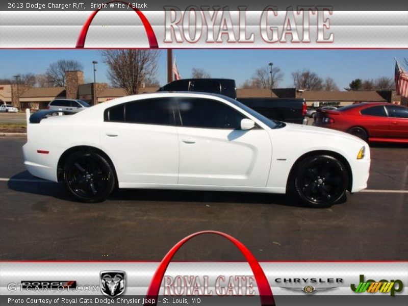 Bright White / Black 2013 Dodge Charger R/T