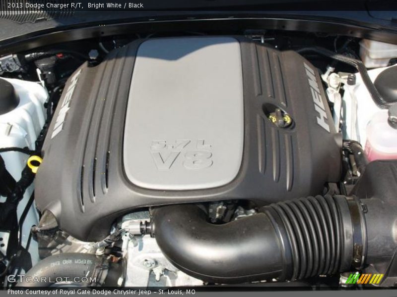 Bright White / Black 2013 Dodge Charger R/T