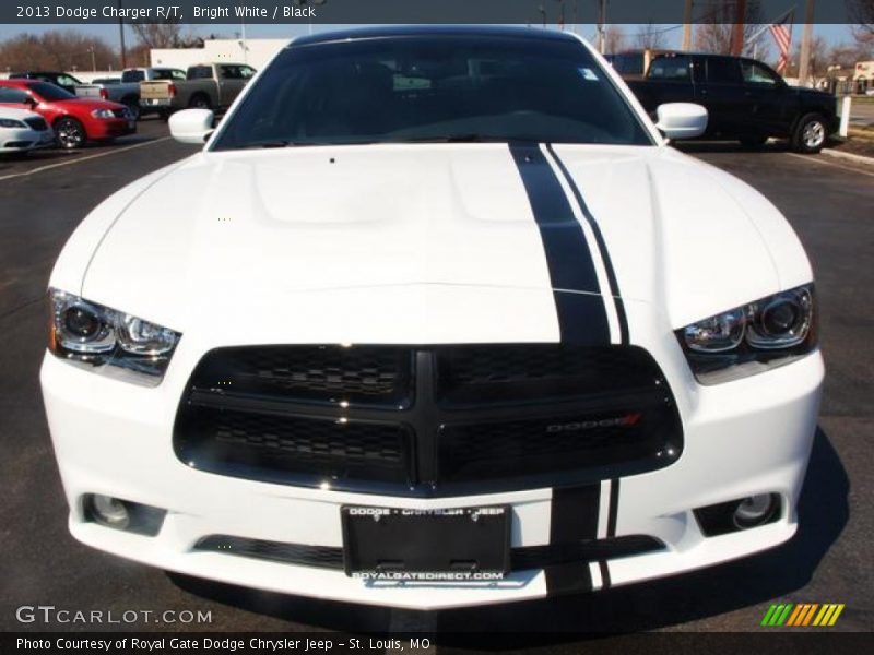 Bright White / Black 2013 Dodge Charger R/T