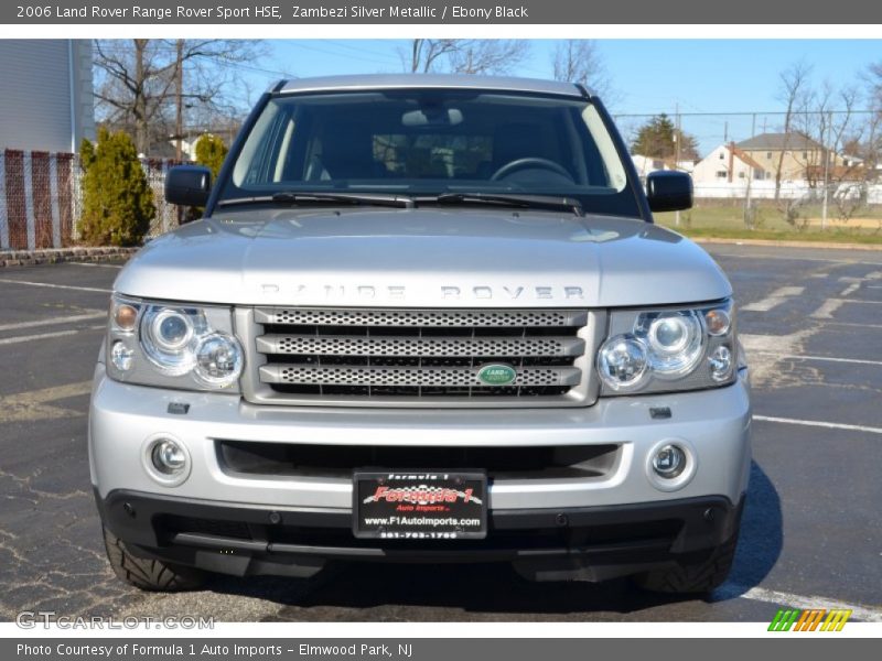 Zambezi Silver Metallic / Ebony Black 2006 Land Rover Range Rover Sport HSE