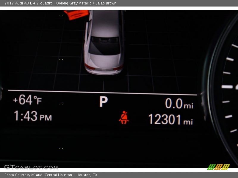 Oolong Gray Metallic / Balao Brown 2012 Audi A8 L 4.2 quattro