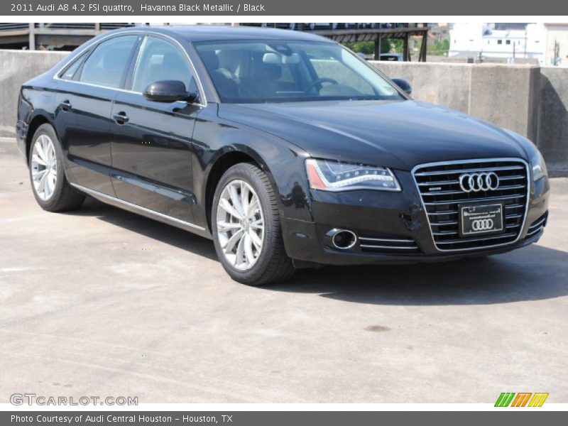Havanna Black Metallic / Black 2011 Audi A8 4.2 FSI quattro
