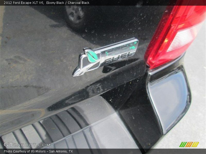 Ebony Black / Charcoal Black 2012 Ford Escape XLT V6