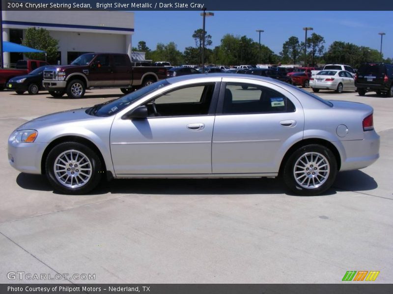 Bright Silver Metallic / Dark Slate Gray 2004 Chrysler Sebring Sedan