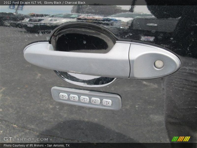 Ebony Black / Charcoal Black 2012 Ford Escape XLT V6
