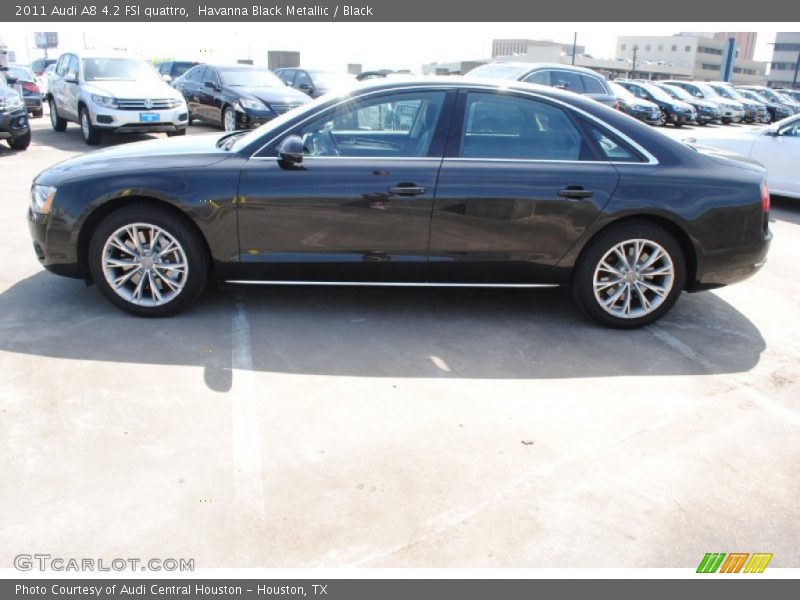 Havanna Black Metallic / Black 2011 Audi A8 4.2 FSI quattro