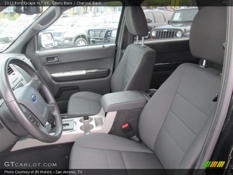 Ebony Black / Charcoal Black 2012 Ford Escape XLT V6