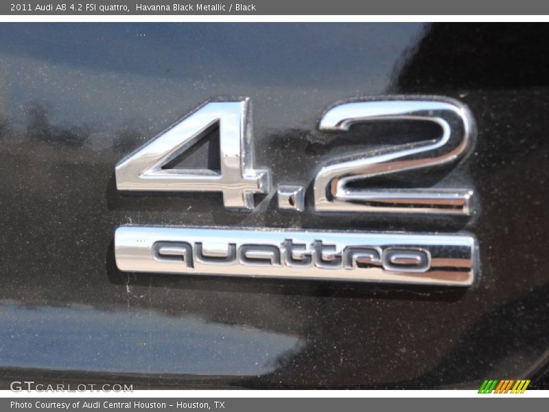 Havanna Black Metallic / Black 2011 Audi A8 4.2 FSI quattro