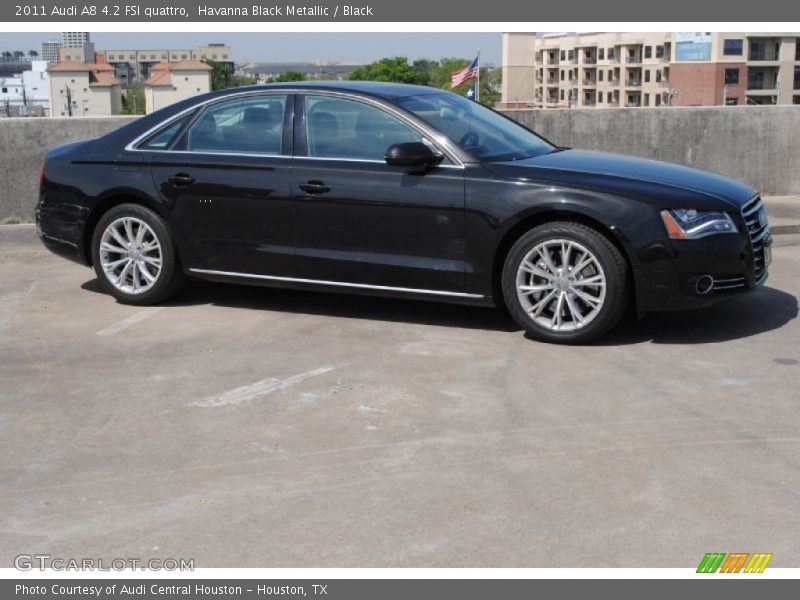 Havanna Black Metallic / Black 2011 Audi A8 4.2 FSI quattro