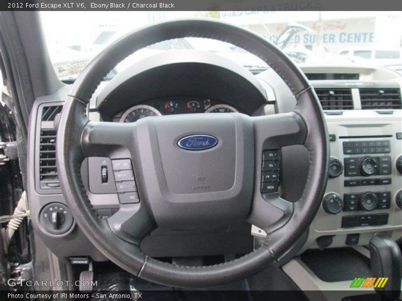 Ebony Black / Charcoal Black 2012 Ford Escape XLT V6