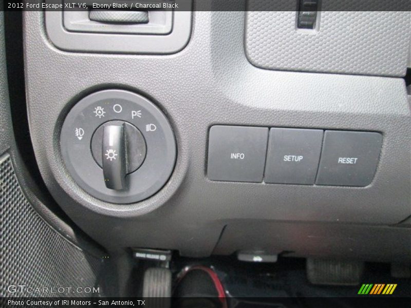 Ebony Black / Charcoal Black 2012 Ford Escape XLT V6