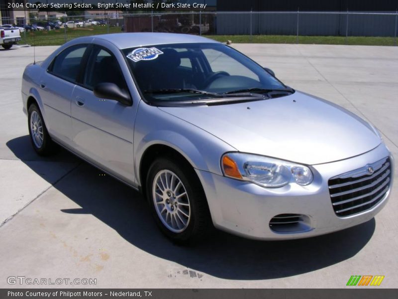 Bright Silver Metallic / Dark Slate Gray 2004 Chrysler Sebring Sedan